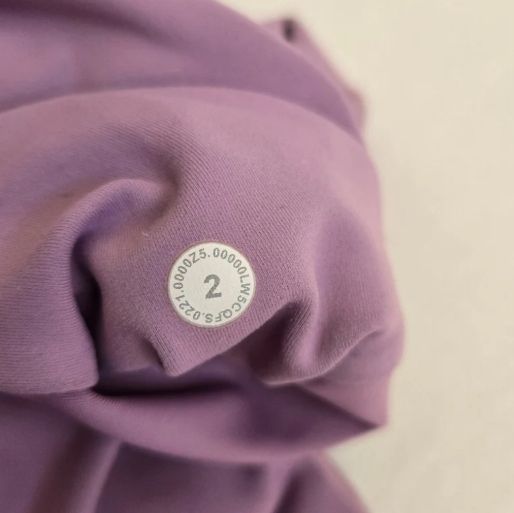 3/$15 Lululemon Invigorate High Rise Tight Leggings Style# LW5CQFS Purple Sz. 2 - Picture 9 of 14